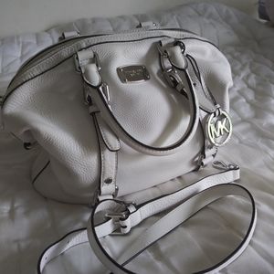 Optic white Michael Kors bag